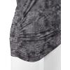 imageLock and Love Womens Short Sleeve Crew NeckV Neck TieDye Dolman Tunic TopWt1114black