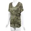 imageLock and Love Womens Short Sleeve Crew NeckV Neck TieDye Dolman Tunic TopWt1114olive