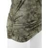 imageLock and Love Womens Short Sleeve Crew NeckV Neck TieDye Dolman Tunic TopWt1114olive