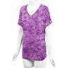 imageLock and Love Womens Short Sleeve Crew NeckV Neck TieDye Dolman Tunic TopWt1114purple