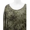 imageLock and Love Womens Solid Scoop Neck Short Sleeve Loose Blouse Batwing Dolman Top OversizeWt1096olive