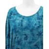 imageLock and Love Womens Solid Scoop Neck Short Sleeve Loose Blouse Batwing Dolman Top OversizeWt1096teal