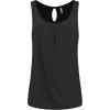 imageLock and Love Womens Summer Sleeveless Pleated Back Closure Casual Tank TopsWt2315black
