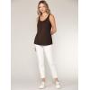 imageLock and Love Womens Summer Sleeveless Pleated Back Closure Casual Tank TopsWt2315brown