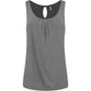 imageLock and Love Womens Summer Sleeveless Pleated Back Closure Casual Tank TopsWt2315hdg