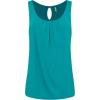 imageLock and Love Womens Summer Sleeveless Pleated Back Closure Casual Tank TopsWt2315jade