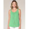 imageLock and Love Womens Summer Sleeveless Pleated Back Closure Casual Tank TopsWt2315mint