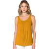 imageLock and Love Womens Summer Sleeveless Pleated Back Closure Casual Tank TopsWt2315mustard
