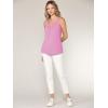 imageLock and Love Womens Summer Sleeveless Pleated Back Closure Casual Tank TopsWt2315pink