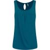 imageLock and Love Womens Summer Sleeveless Pleated Back Closure Casual Tank TopsWt2315teal