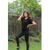 imageLock and Love Womens Versatile Casual Short Sleeve Dolman Top  Loose Fit Boat Neck ampamp VNeck TShirtWt742black