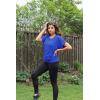 imageLock and Love Womens Versatile Casual Short Sleeve Dolman Top  Loose Fit Boat Neck ampamp VNeck TShirtWt742cobaltblue