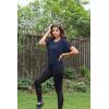 imageLock and Love Womens Versatile Casual Short Sleeve Dolman Top  Loose Fit Boat Neck ampamp VNeck TShirtWt742navy