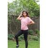 imageLock and Love Womens Versatile Casual Short Sleeve Dolman Top  Loose Fit Boat Neck ampamp VNeck TShirtWt742pink