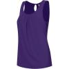 imageLock and Love Womens Summer Sleeveless Pleated Back Closure Casual Tank TopsWt2315darkpurple