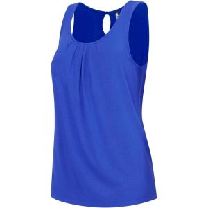 imageLock and Love Womens Summer Sleeveless Pleated Back Closure Casual Tank TopsWt2315royalbrite