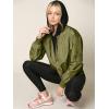imageLock and Love Womens Classic Lightweight Jacket Multi Pocket Windbreaker Bomber JacketWjc2157armygreen