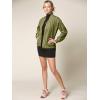 imageLock and Love Womens Classic Lightweight Jacket Multi Pocket Windbreaker Bomber JacketWjc2157armygreen