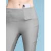 image:imageLock and Love Womens Yoga Pants Tummy Compression Colorblock 78 Mesh Leggings with Pocket and Inner Pocket