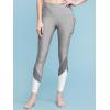 image:imageLock and Love Womens Yoga Pants Tummy Compression Colorblock 78 Mesh Leggings with Pocket and Inner Pocket