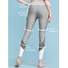 image:imageLock and Love Womens Yoga Pants Tummy Compression Colorblock 78 Mesh Leggings with Pocket and Inner Pocket