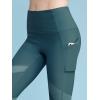 image:imageLock and Love Womens Yoga Pants Tummy Compression Slimming Mesh Leggins with Pocket and Inner Pocket