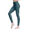image:imageLock and Love Womens Yoga Pants Tummy Compression Slimming Mesh Leggins with Pocket and Inner Pocket