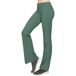 image:imageLock and Love Womens Workout Bootcut Yoga Pants Bootleg Pant Hidden Pocket Made in USA
