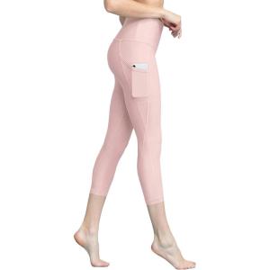 image:imageLock and Love Womens Yoga Pants Tummy Compression Slimming Capri Leggins with Pocket