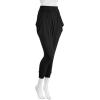 image:imageLL Womens Solid Color Fitness Yoga Harem Pants with Pockets  Made in USA