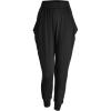 image:imageLL Womens Solid Color Fitness Yoga Harem Pants with Pockets  Made in USA