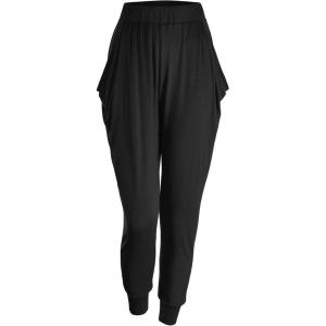 image:imageLL Womens Solid Color Fitness Yoga Harem Pants with Pockets  Made in USA
